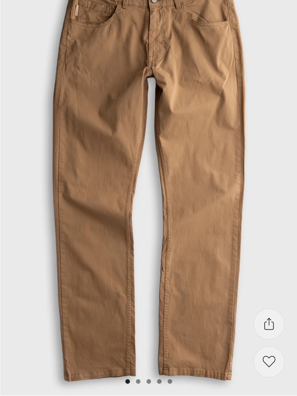 Iron & Resin Men's Chinos in Tan
